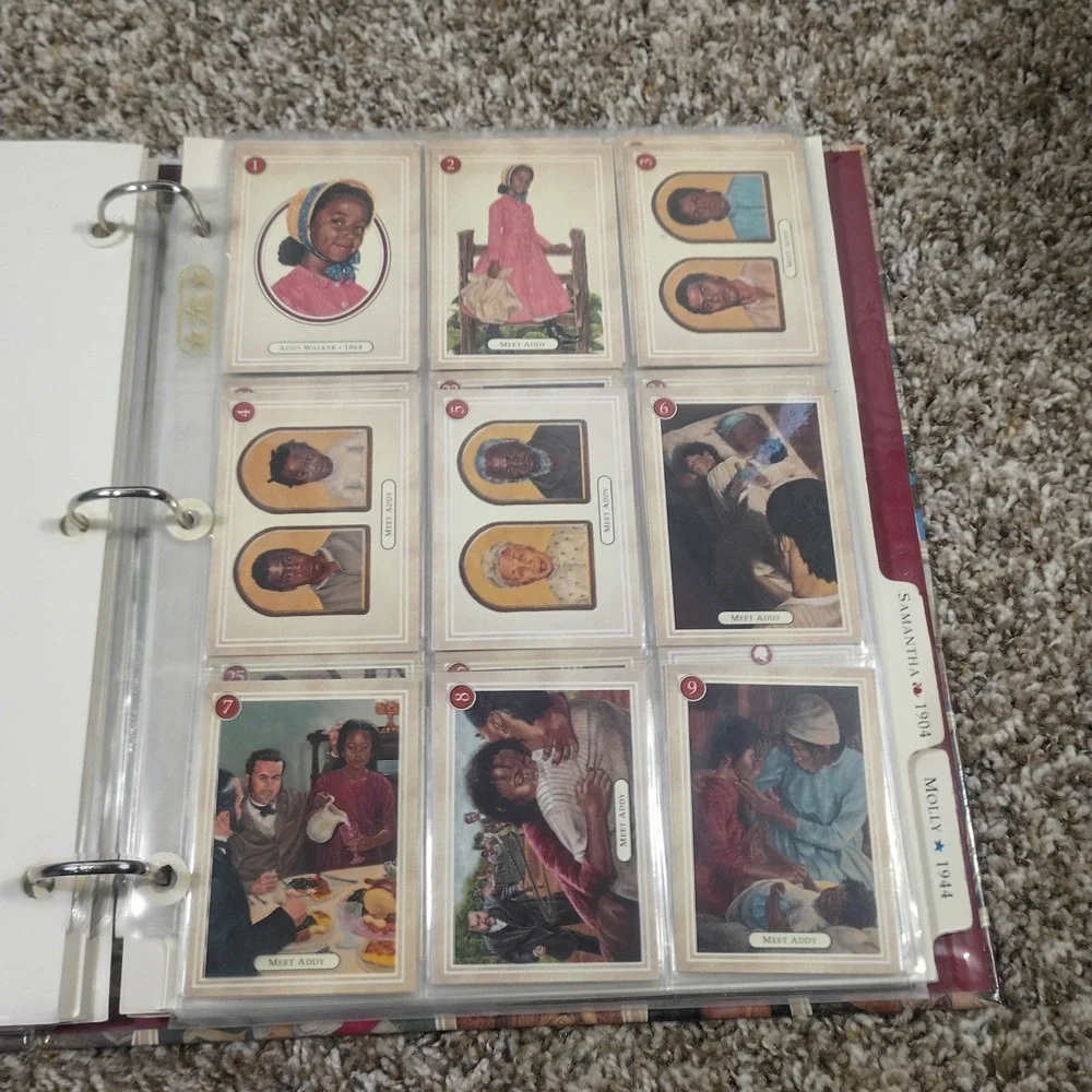 The American Girls Doll Trading Card Album Over 300 Cards 1994 Pleasant Company